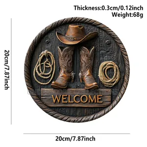 Wooden Welcome Hanging Decor Sign*