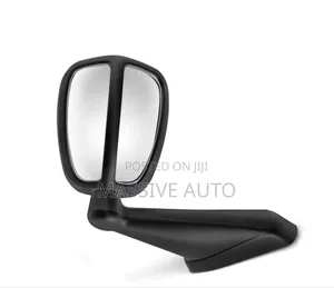 Black Universal Bonet Rear View Mirror Under Mirror