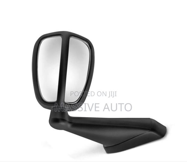 Black Universal Bonet Rear View Mirror Under Mirror