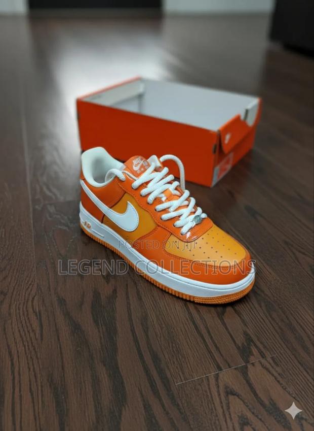 Airforce 1 Orange White Patent - main view