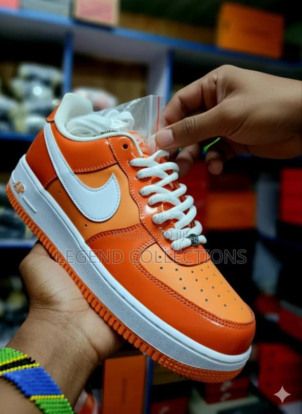 Airforce 1 Orange White Patent - thumbnail 2