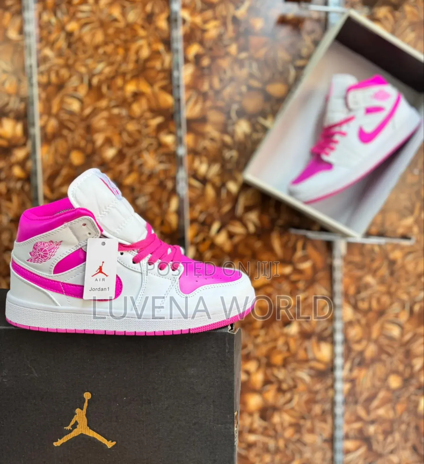 *Jordan 1 Mid Fire 'pink💕'