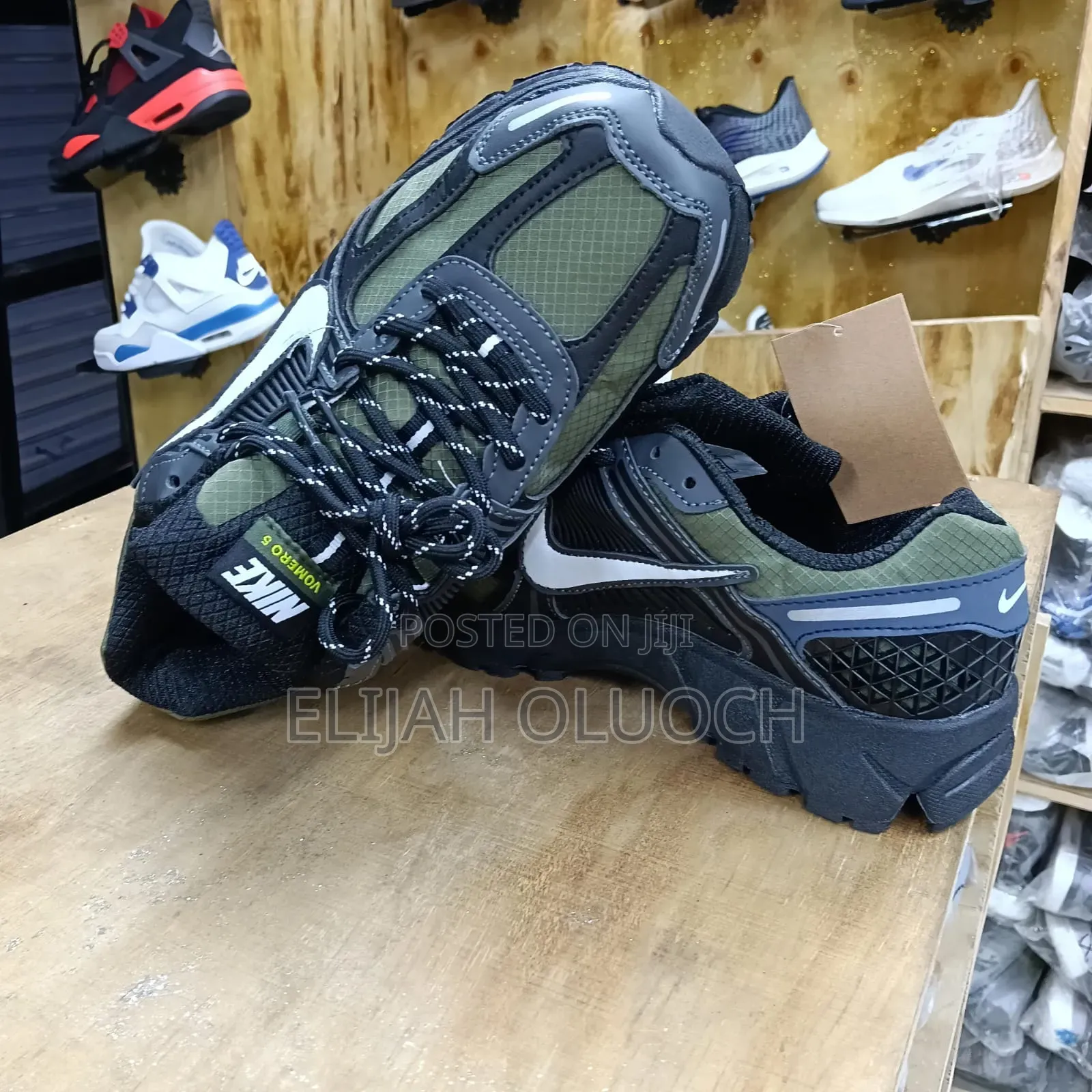 Nike Zoom Vomero 5 In The "Black Sequoia Jungle Green