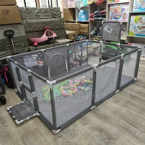 Grey Kids Play Yard