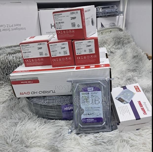 Full Kit 4 Channel Hikvision Cctv System - main view