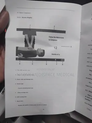 Portable Aed Defibrillator Machine(Automated External Defibrillator)