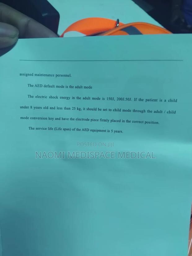 Portable Aed Defibrillator Machine(Automated External Defibrillator) - thumbnail 9