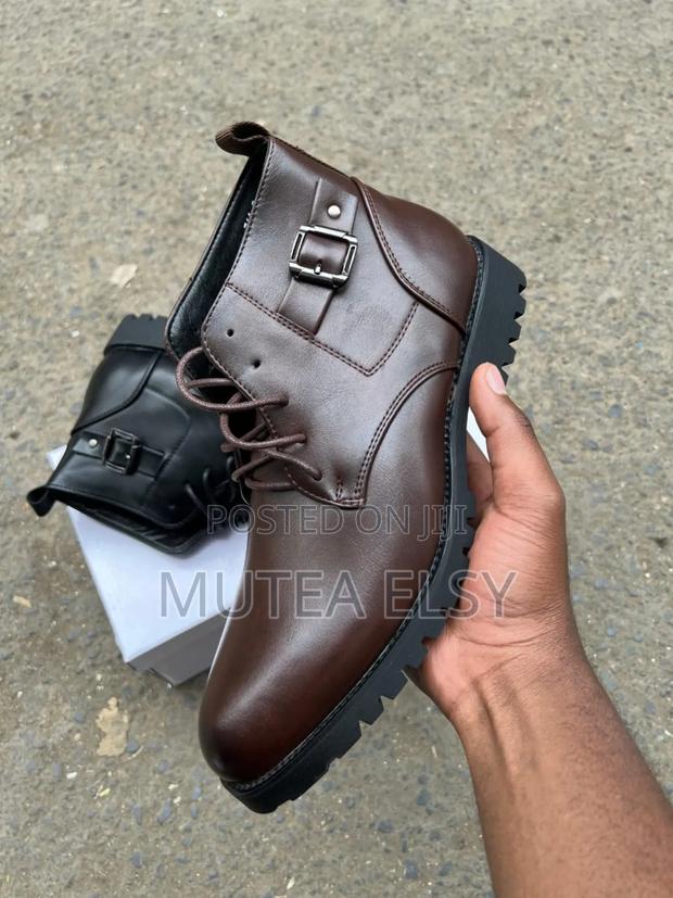 Black Coffee Brawn Buckle Sided Official Boots - thumbnail 2