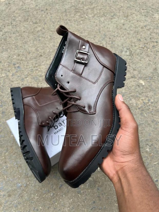 Black Coffee Brawn Buckle Sided Official Boots - thumbnail 3