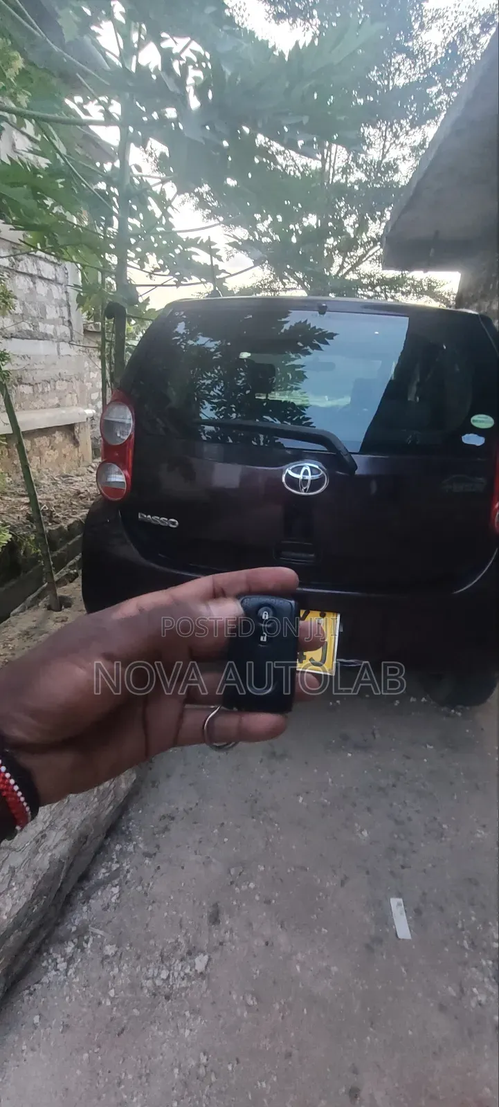 Lost Key Replacement. Toyota Passo