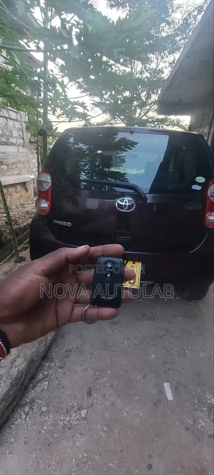 Lost Key Replacement. Toyota Passo
