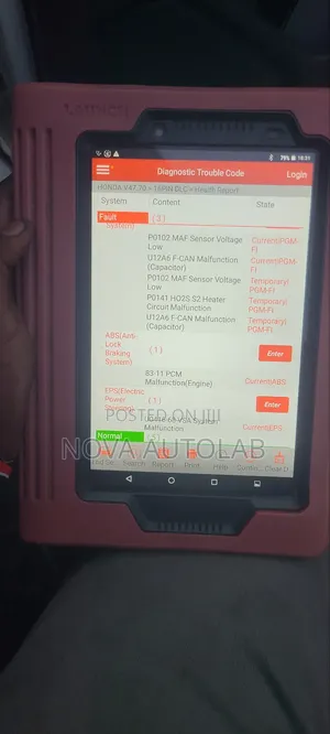 Vehicle Diagnostics and Vehicle Healthscan