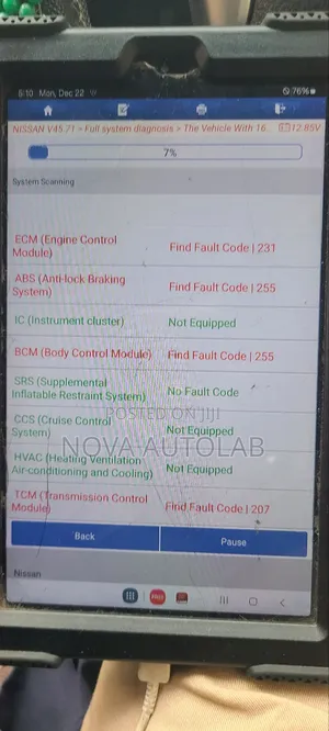 Vehicle Diagnostics and Vehicle Healthscan