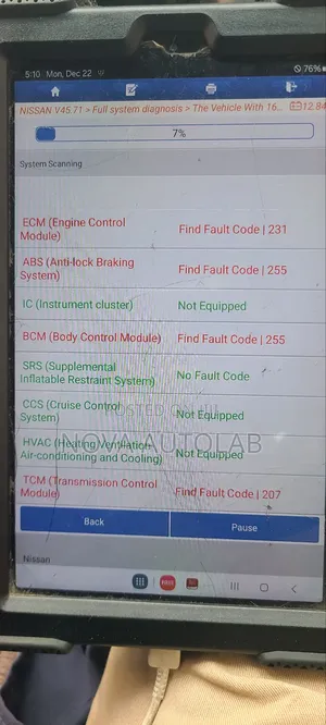 Vehicle Diagnostics and Vehicle Healthscan