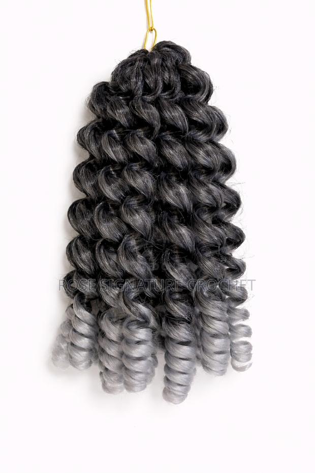 Wand Curl Crochet 8 Inch - Color Tgrey Crochet Hair Kenya