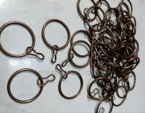 Non Rust Black Curtain Rods Rings