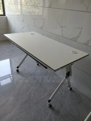 White Foldable Desk