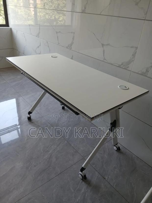 White Foldable Desk