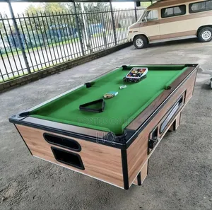 Pool Tables Brown Green Balls Set Series Hk_97433