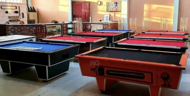 Pool Table Red Black White Model Qsk_9321_f