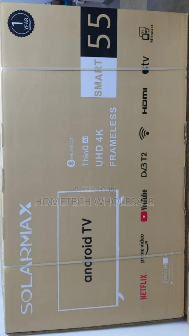 Solarmax 55 Inches Smart Android Digital Tv - thumbnail 2