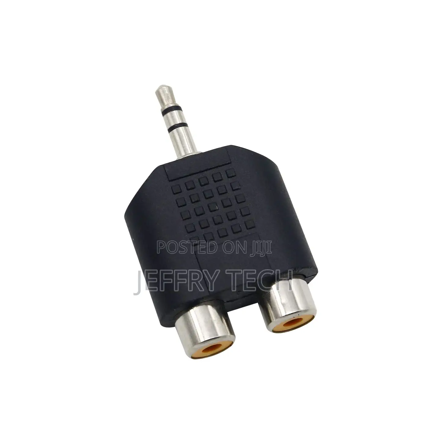 Single 3.5mm Male to 2 Rca Female Dual Splitter Interface Audio Connec