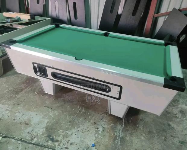 Pool Tables White Green Cloth Carpet Rubber Model Jawq_65432_ms