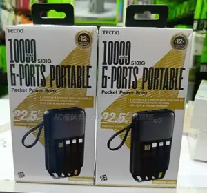 Tecno S101q Power Bank, 1000mah, 22.5w Ultra Power Super Small Size