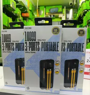 Tecno TPB-P103 10000mah Ultra Tank Power Bank