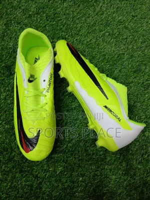 Neon Green Phantom Budget Football Boots