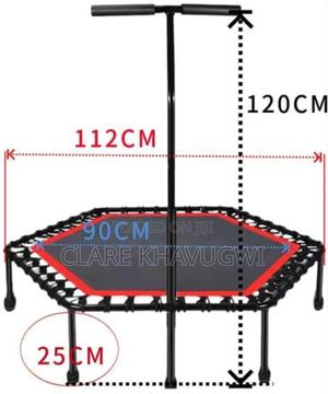 Hexagon Trampoline With a Handle - thumbnail 2