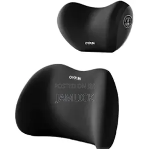 2-Piece Memory Foam Car Headrest Lumbar Support - Zy
