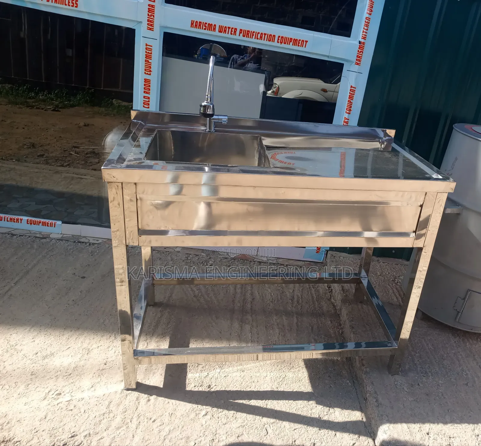 Commercial Stainless Steel Sink