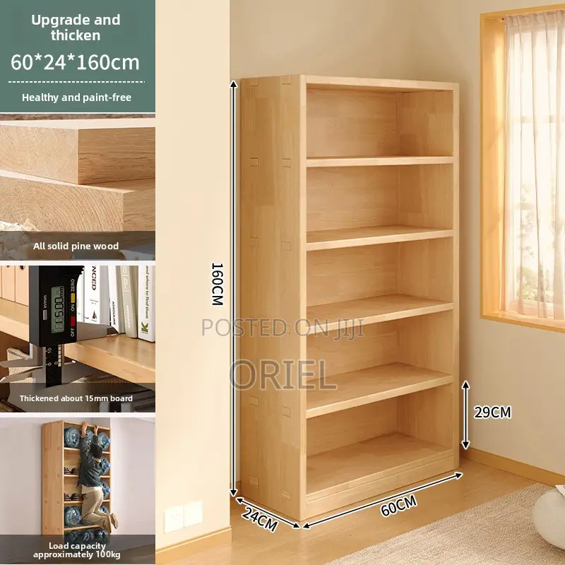Office Cabinet : 5-Tier Open Display Cabinet