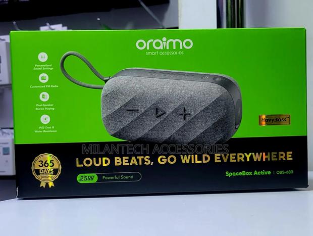Oraimo Spacebox Active 25w Fm Wireless Speaker