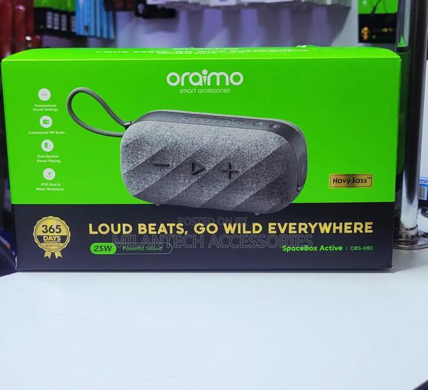 Oraimo Spacebox Active 25w Fm Wireless Speaker - thumbnail 2