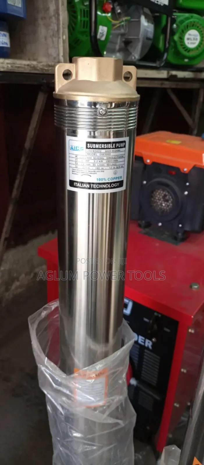 Aico 3hp Submersible Pump Head 220m