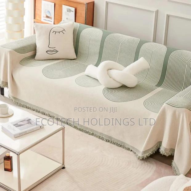 Reversible Chebille Cotton Sofa Covers - thumbnail 2