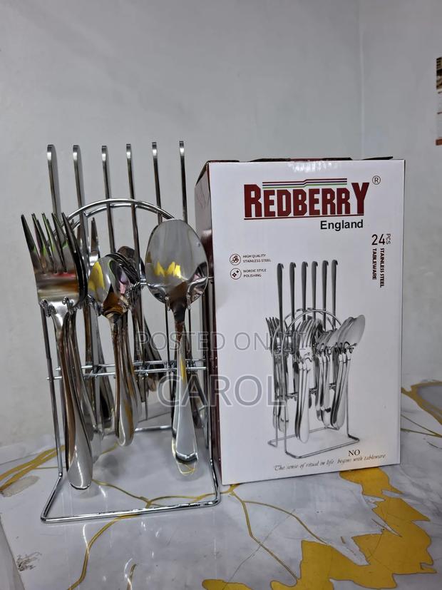 24 PCS Stainless Cutlery Sets