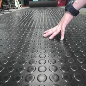 Heavy Duty Rubber Coin Mat – Heavy Duty Anti-slip Flooring
