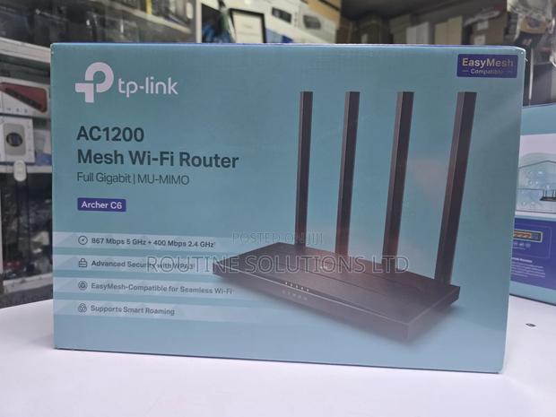 Tplink Ac 1200 Gigabit Wifi Router Archer C6