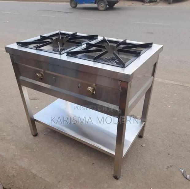 Industrial Gas Cooker Two Burner - main view