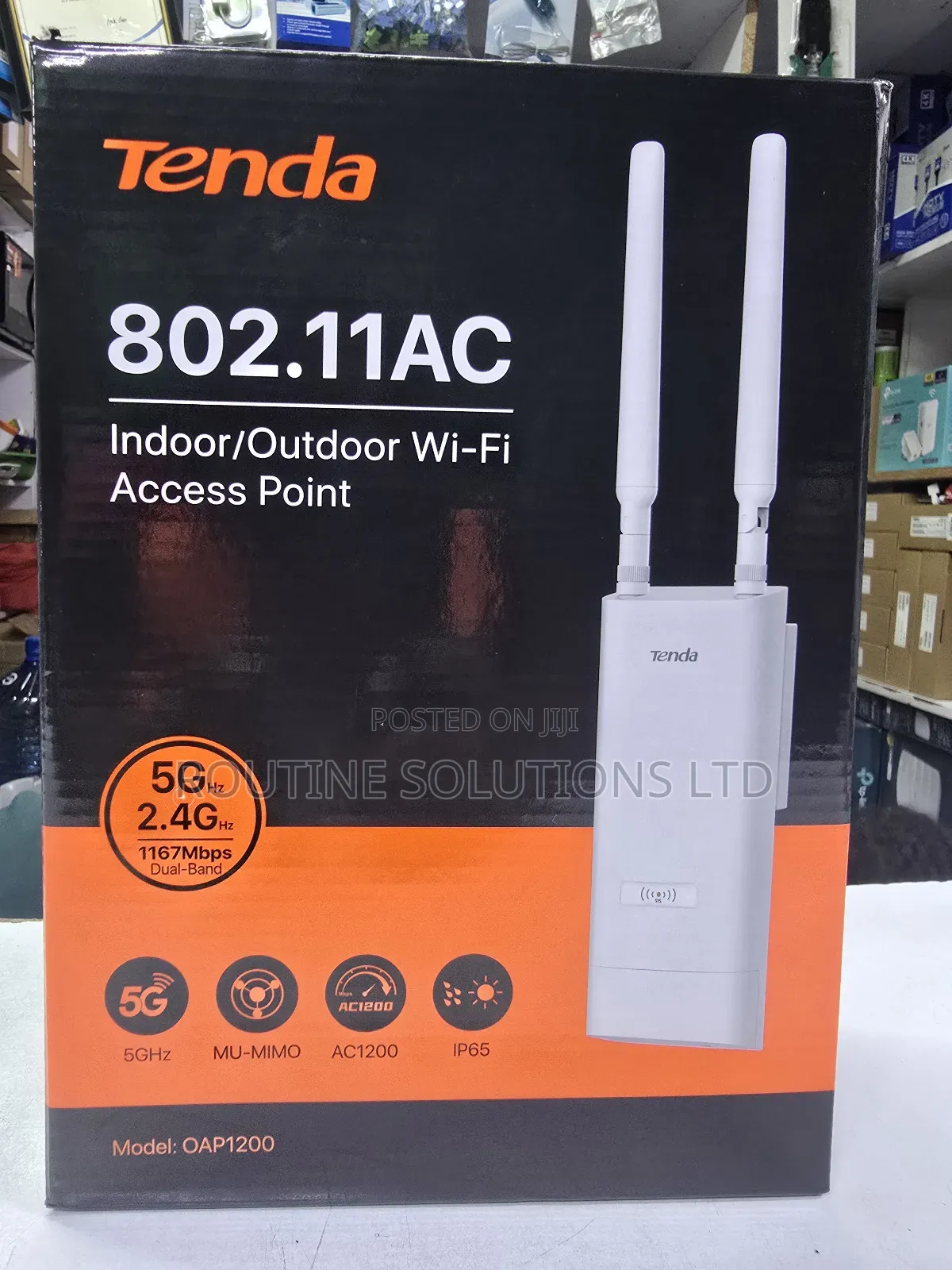Tenda 802.11ac Indoor / Outdoor Wifi Access Point Oap1200