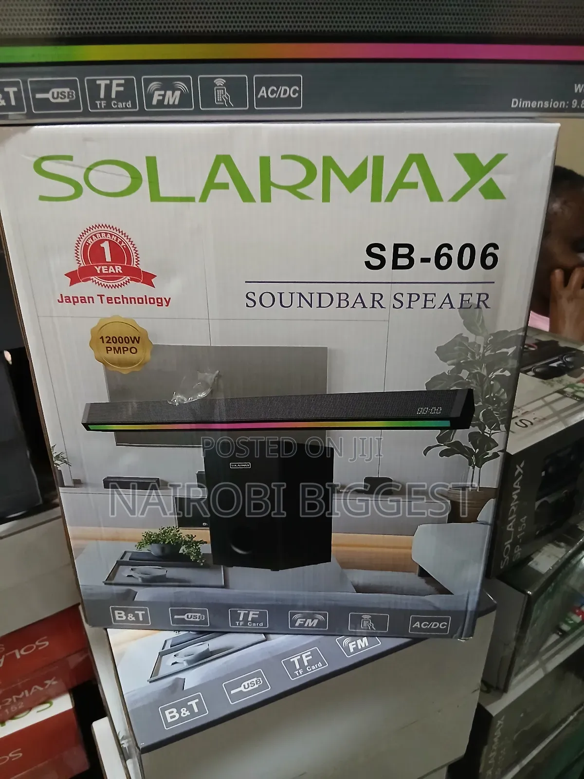 Solamax 2.1 Soundbar System