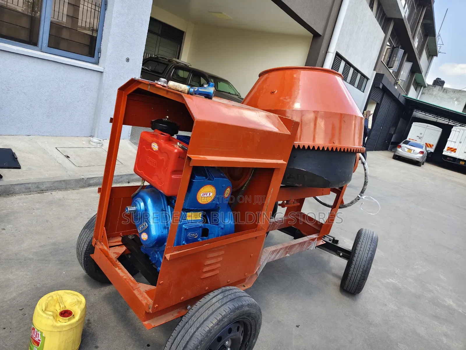 Titan Diesel-Powered Concrete Mixer, 500 LTRS Capacity