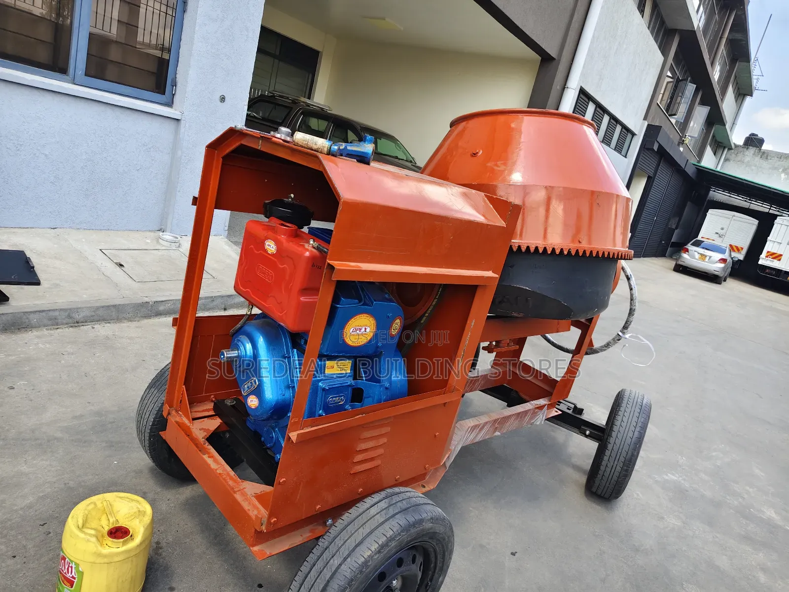 Titan Diesel-Powered Concrete Mixer, 500 LTRS Capacity