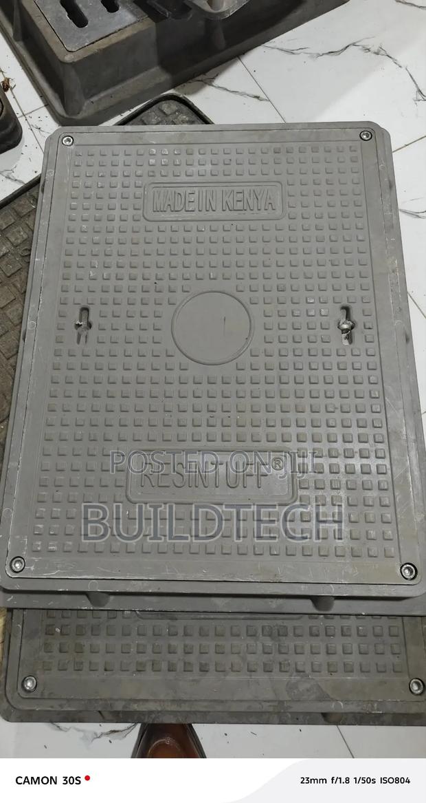 Anti -Theft Fibre Manhole Cover # 600×450 Mm