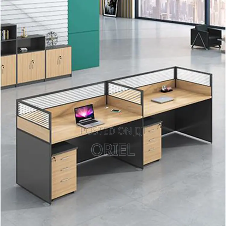 Office Workstation : Modern 2-Way Modular Office Workstation