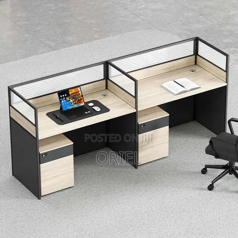 Office Workstation : Modern 2-Way Modular Office Workstation