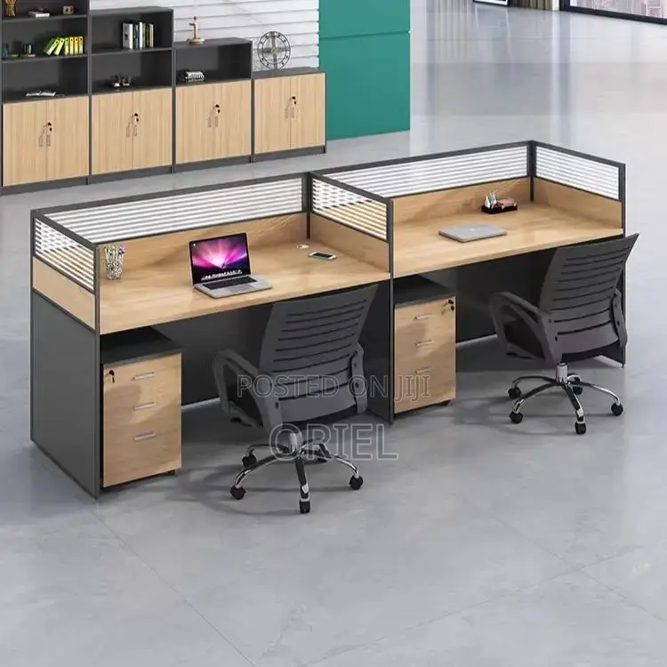 Office Workstation : Modern 2-Way Modular Office Workstation